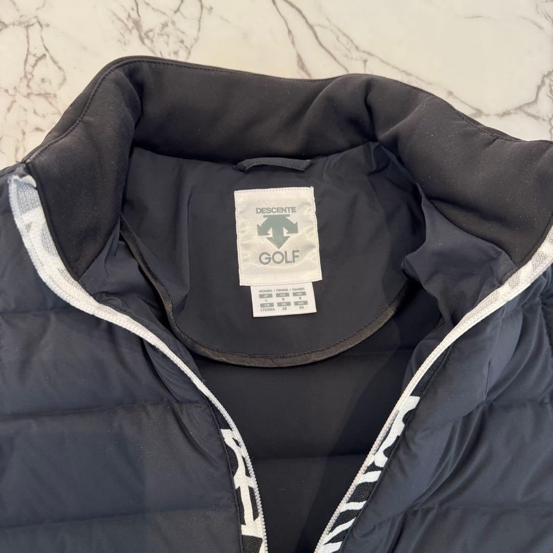 ●着用10回ほど● DESCENTE ゴルフ ベスト ブラック　サイズL