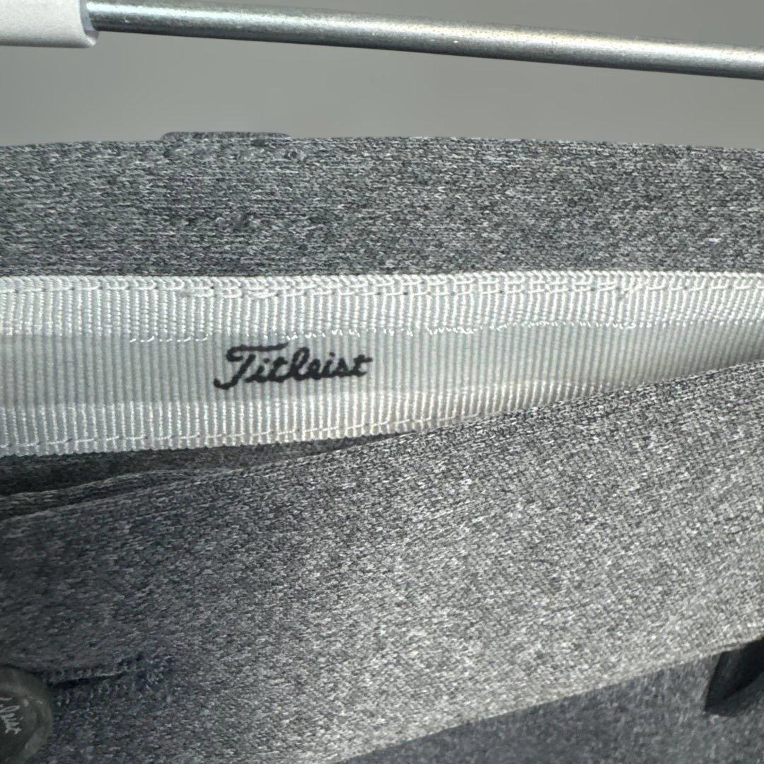 Titleist グレー スリムフィットパンツ　ゴルフウェア　LL 裏起毛