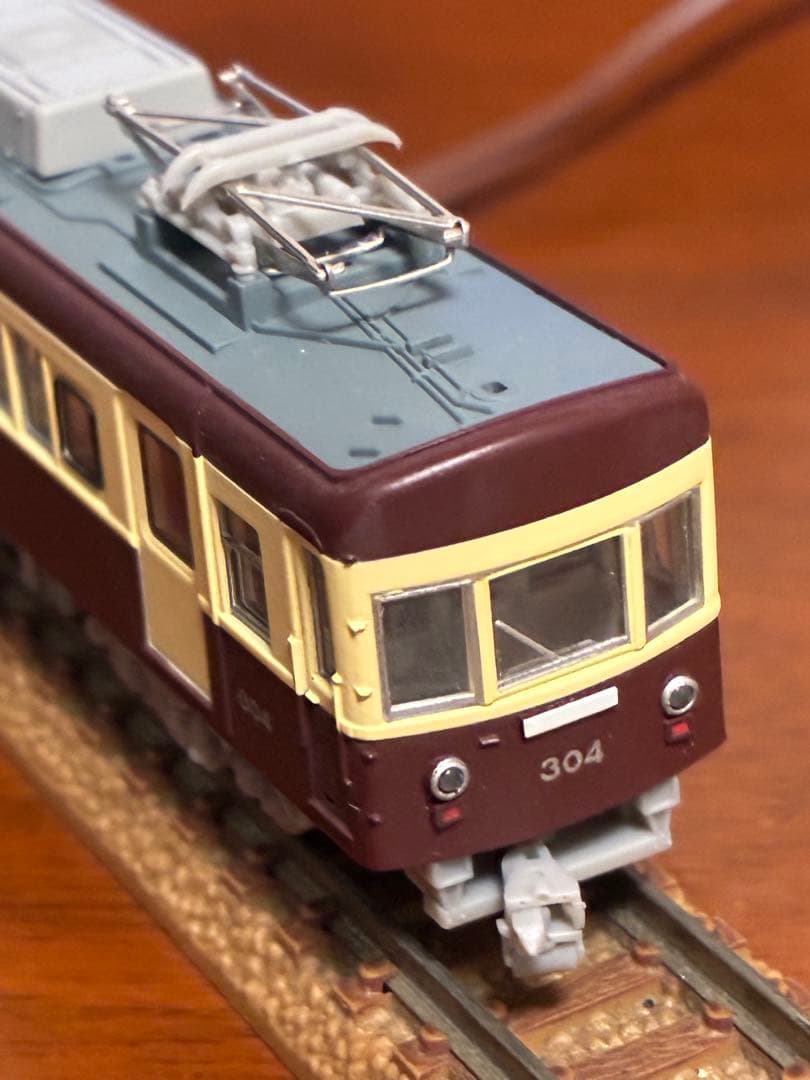 MODEMO NT40 江ノ島電鉄 300形 チョコ電塗装　動力動作確認済