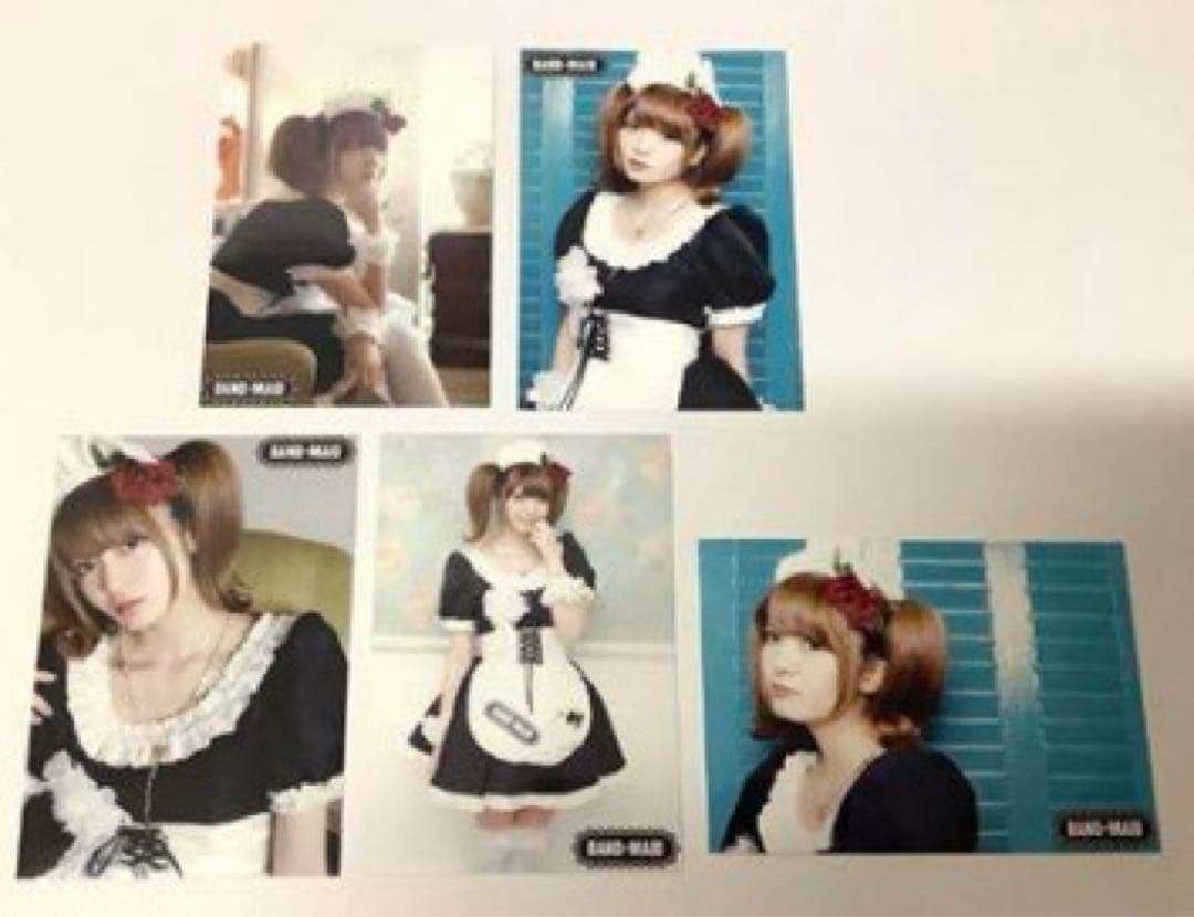 最終値下げ‼️‼️BAND-MAID 小鳩ミク◆インディーズ時代の生写真5枚新品‼️