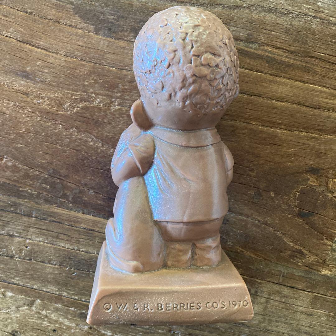 70's ヴィンテージ　メッセージドール　black is beautiful