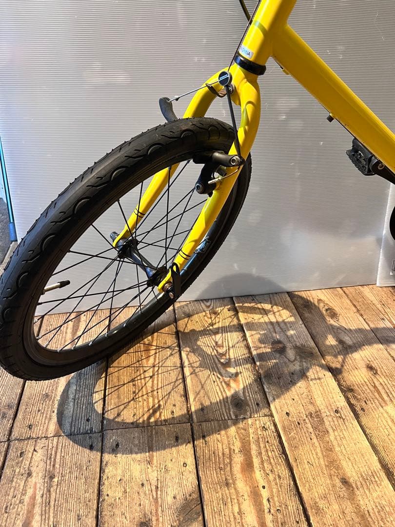 ミニベロ　BRUNO MIXTE ブルーノ　ミキスト　410mm 黄色