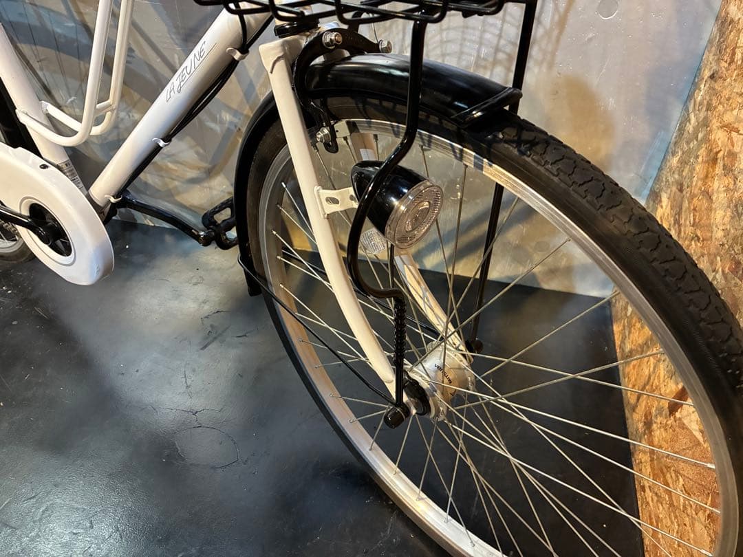 I12【大阪堺市/取引】中古自転車 26インチ オートライト・6段変速付き