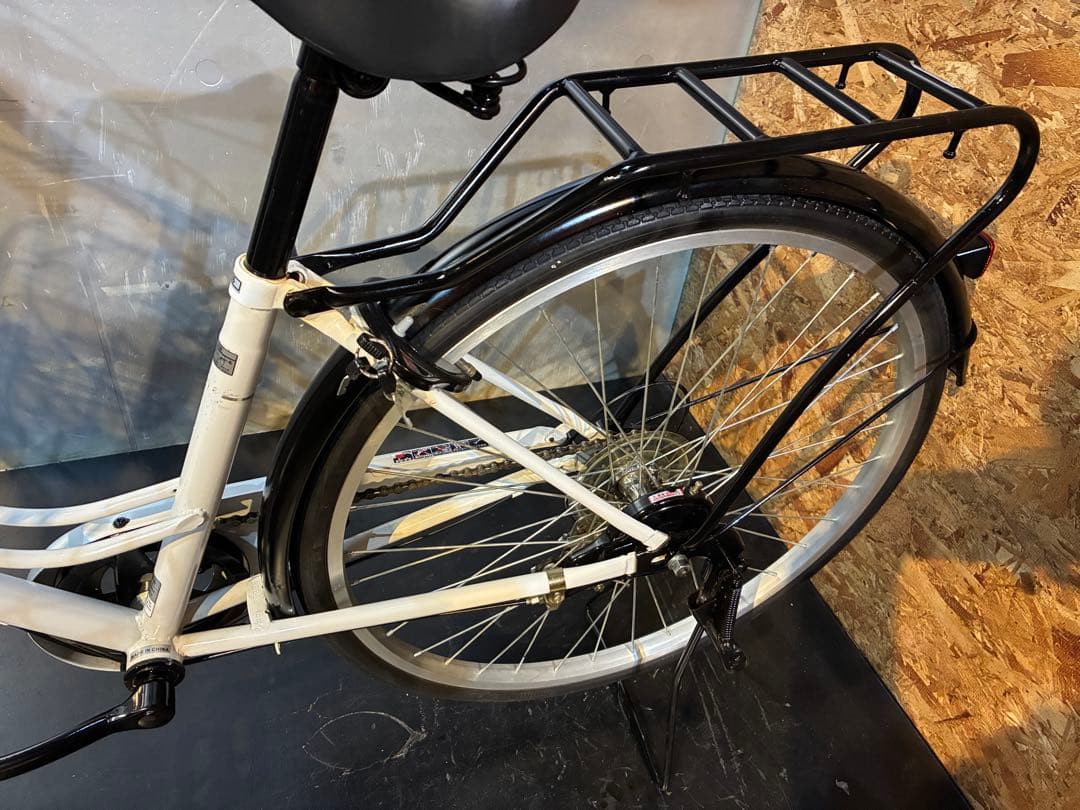 I12【大阪堺市/取引】中古自転車 26インチ オートライト・6段変速付き
