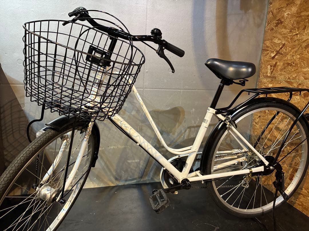 I12【大阪堺市/取引】中古自転車 26インチ オートライト・6段変速付き