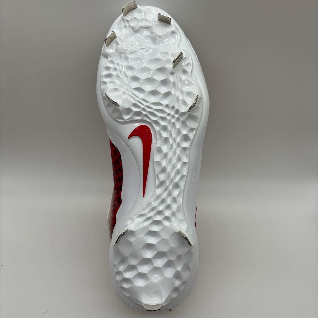 NIKE 野球　スパイク　金具　レッド 赤 27㎝ミドルカット 軽量