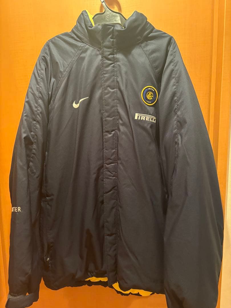 Nike Pirelli インテル　フード付きジャケット ネイビー