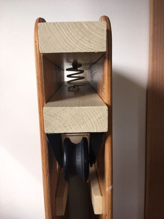 ピストバイクの発走練習台(工務店に依頼した完全オーダーメイド品)