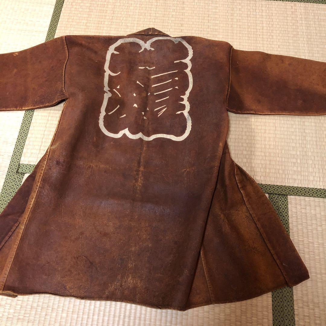 時代　江戸　火消し　鹿革　半纏　八組　②