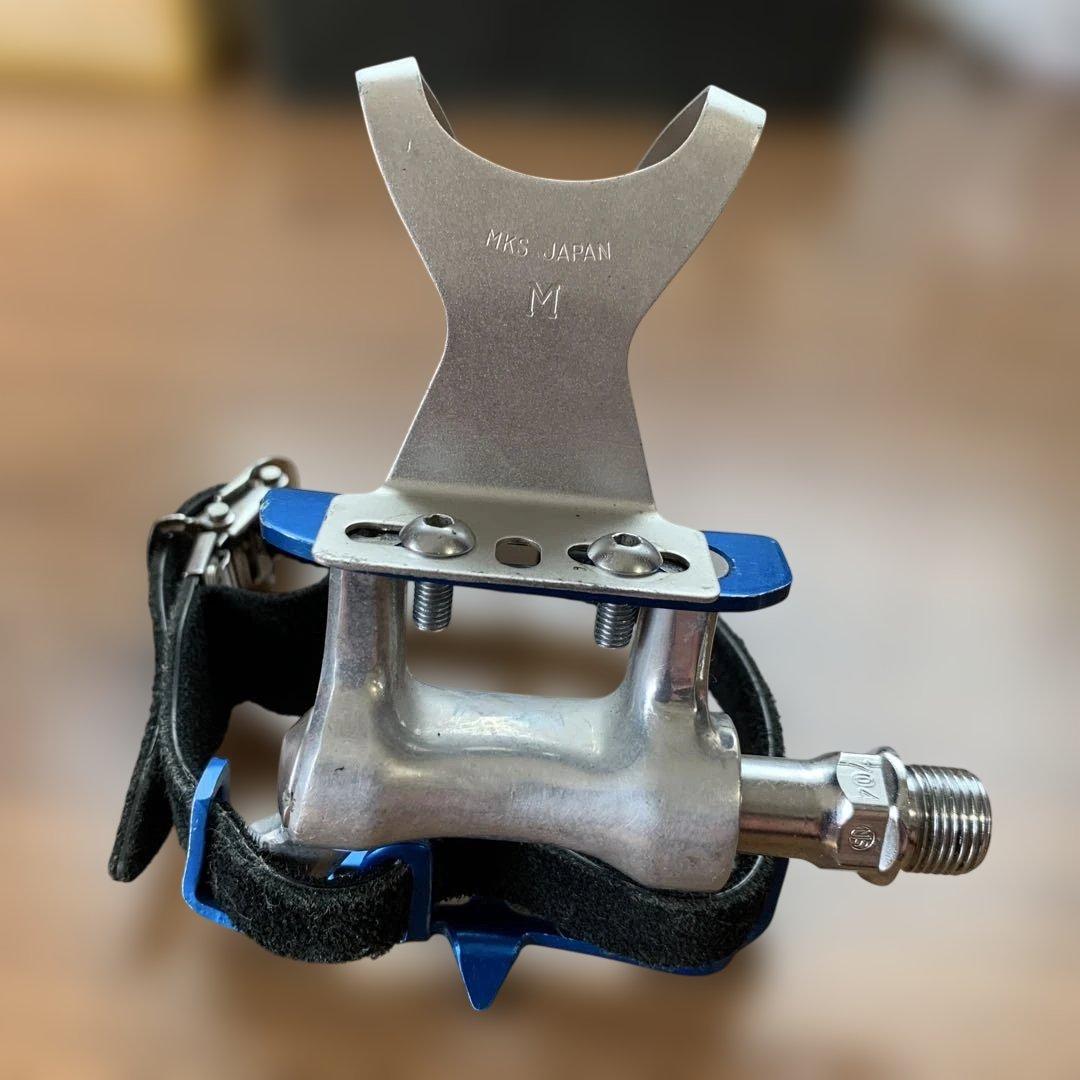 AKS X-1 自転車用ペダル 青