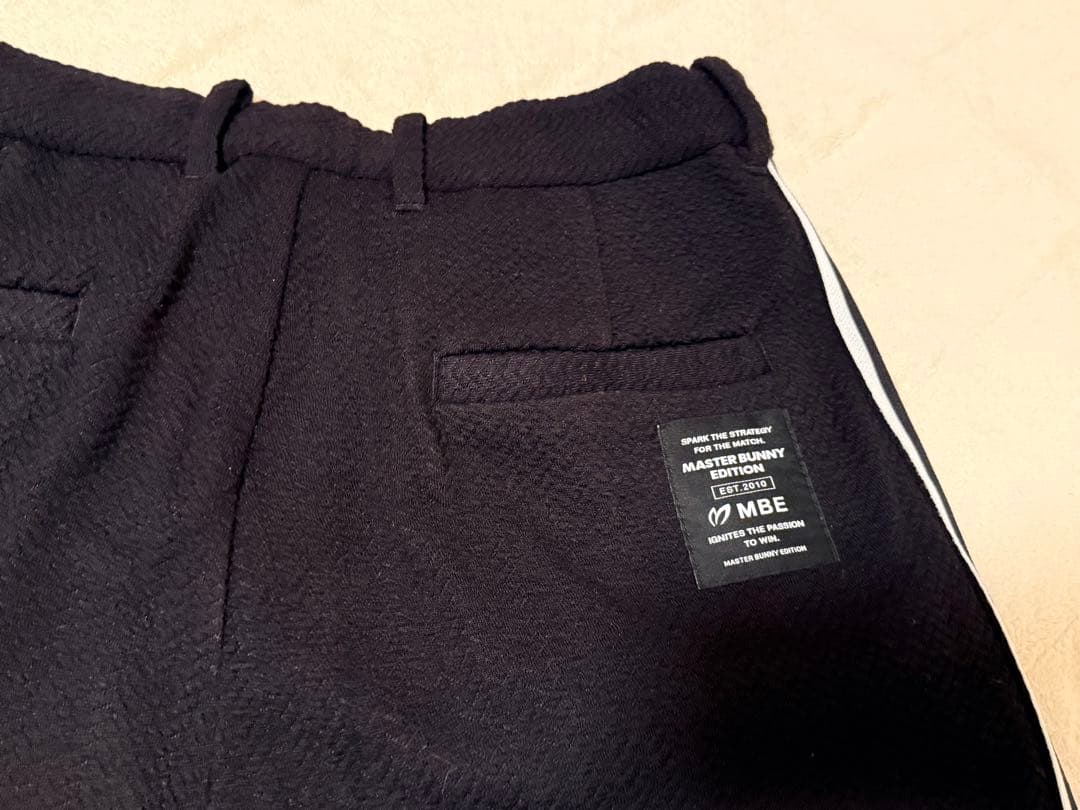 パーリーゲイツ マスターバニー ゴルフパンツ サイズ5（L）/黒 メンズ