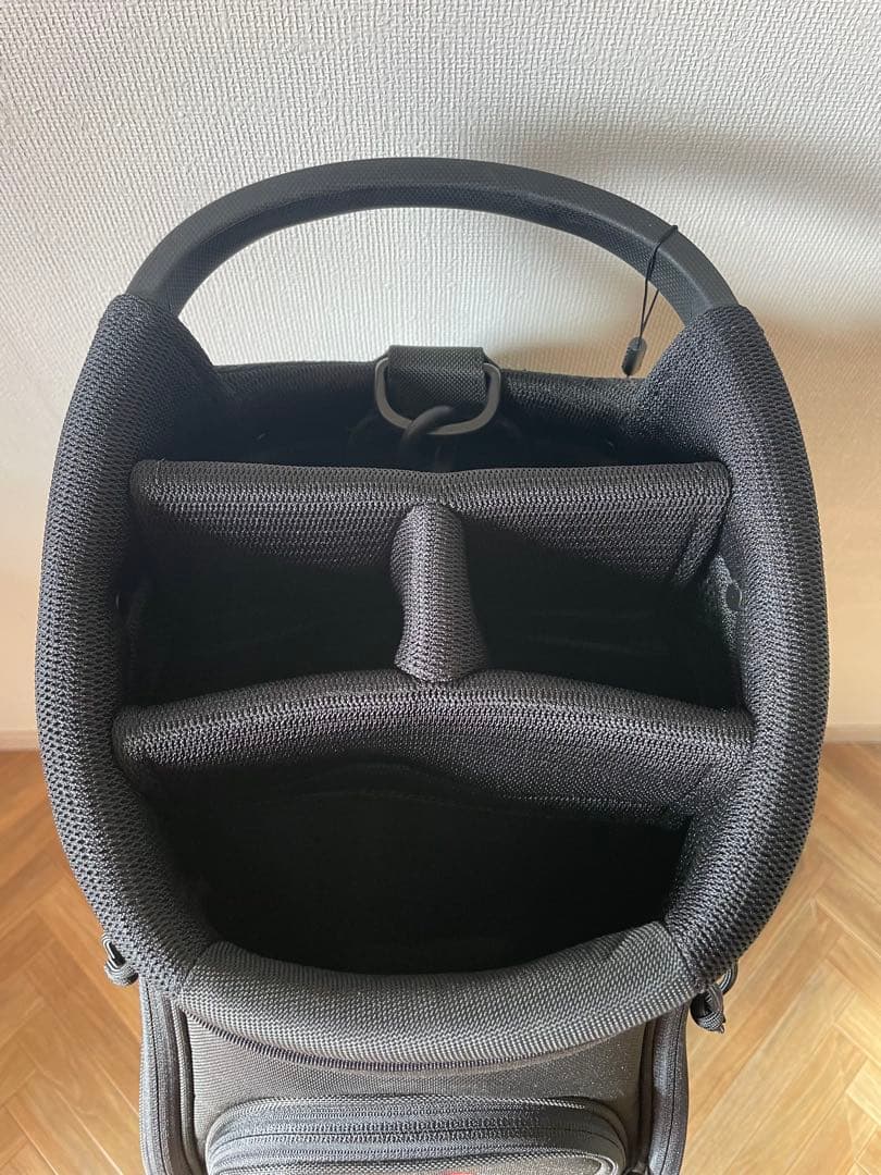 新品未使用 CR-5 #04 黒ブラック ブリーフィングゴルフキャディバッグ