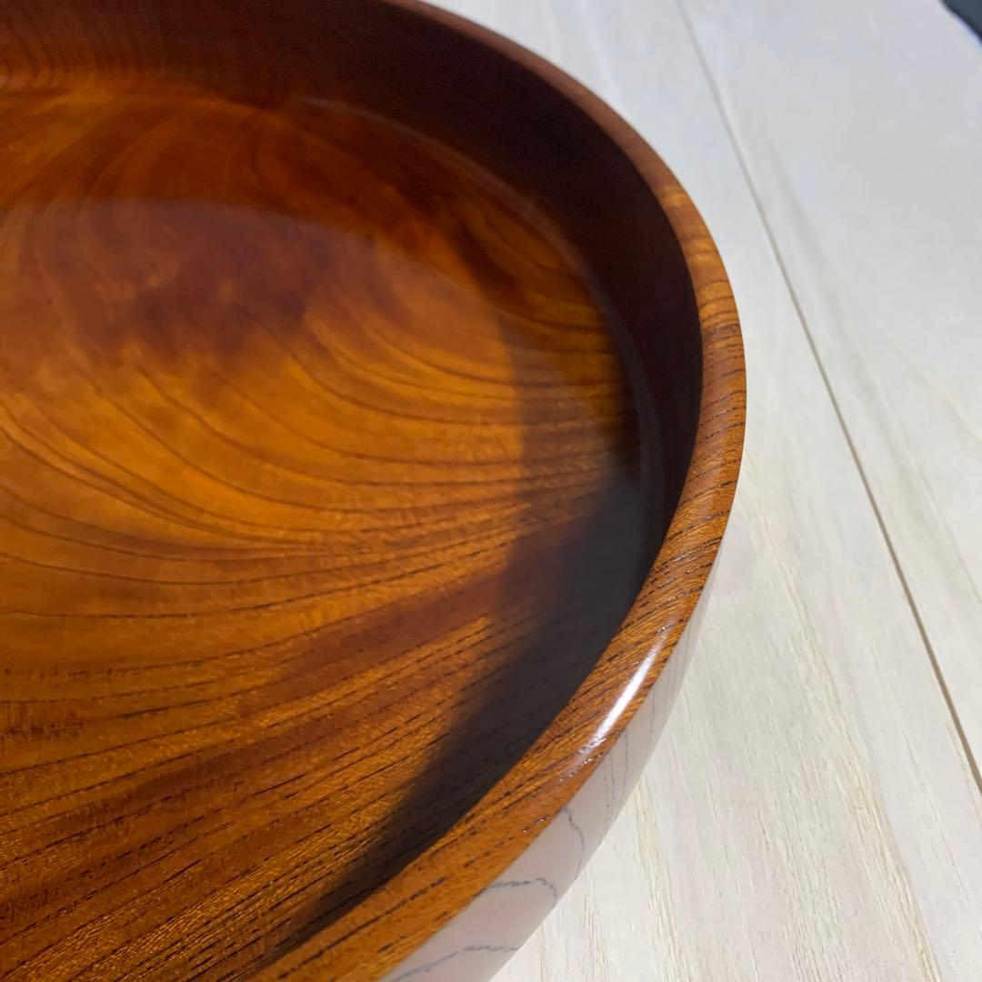 人間国宝　川北良造　丸盆