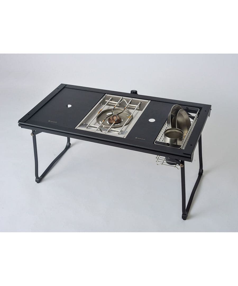 ステンレストレー 1ユニット ブラック FES-085-BK 雪峰祭スノーピーク