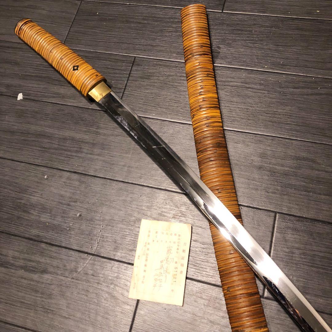 高級美術居合刀剣　籐巻造り　高級居合刀　太刀　模造刀　名刀