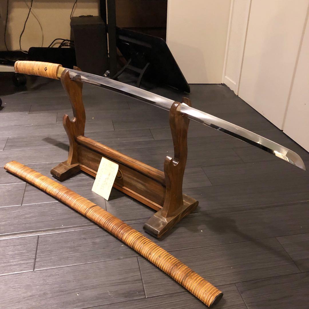 高級美術居合刀剣　籐巻造り　高級居合刀　太刀　模造刀　名刀