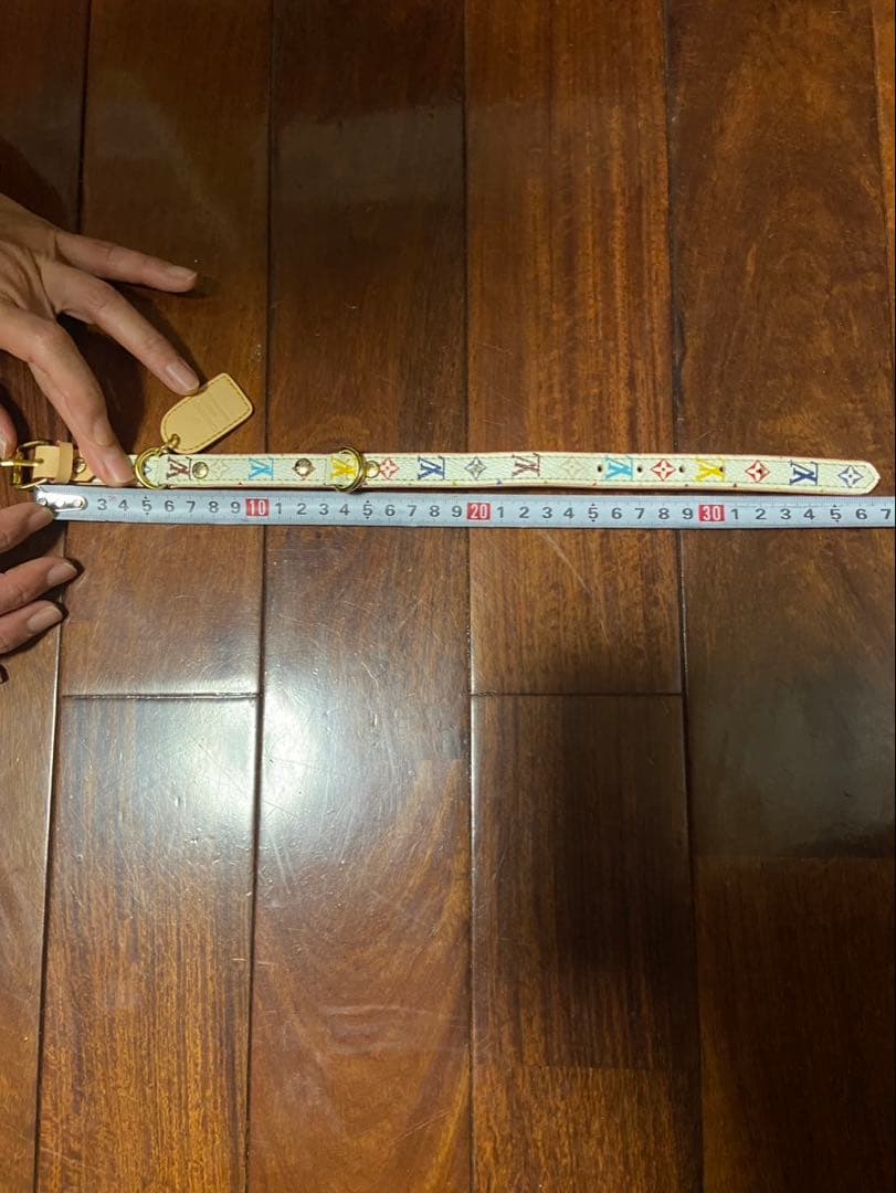 Louis Vuitton　ルイヴィトン　首輪　モノグラム　レザー　犬用品