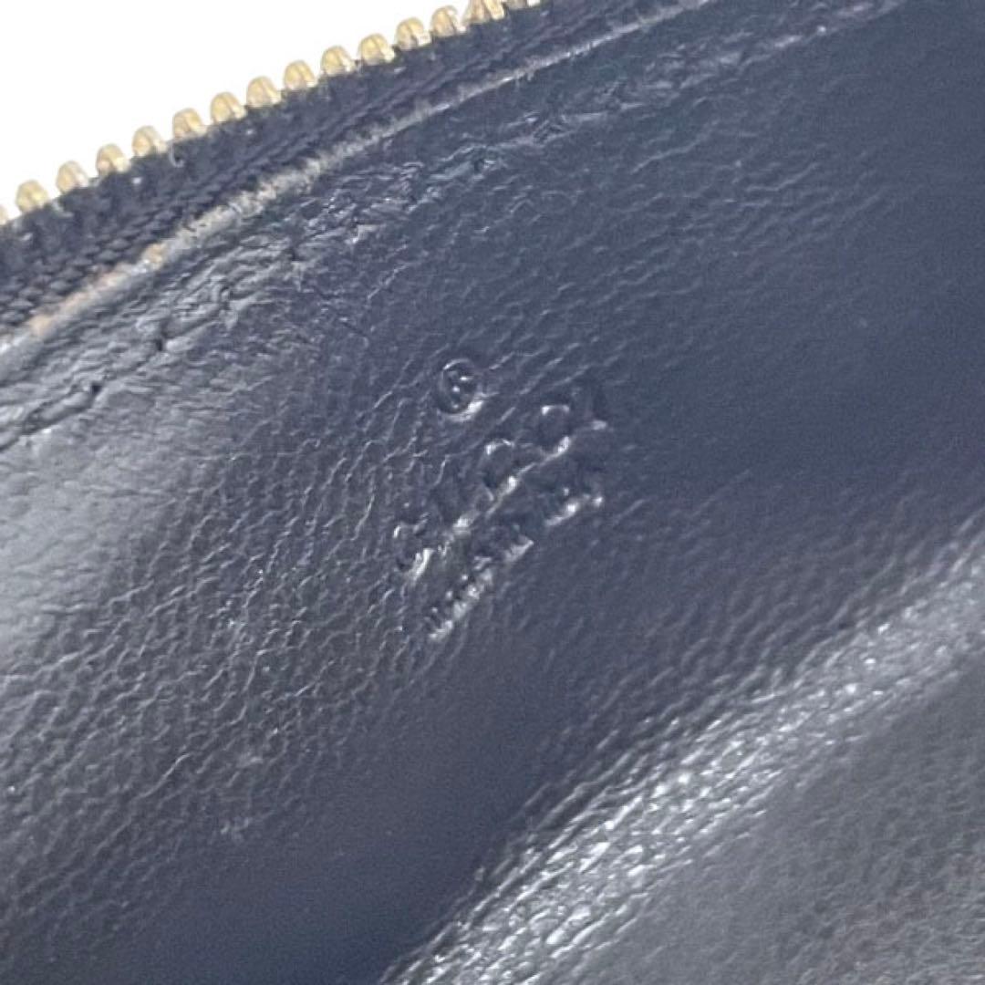 グッチ ペンケース 筆箱 筆記用具 シマライン 革 15965