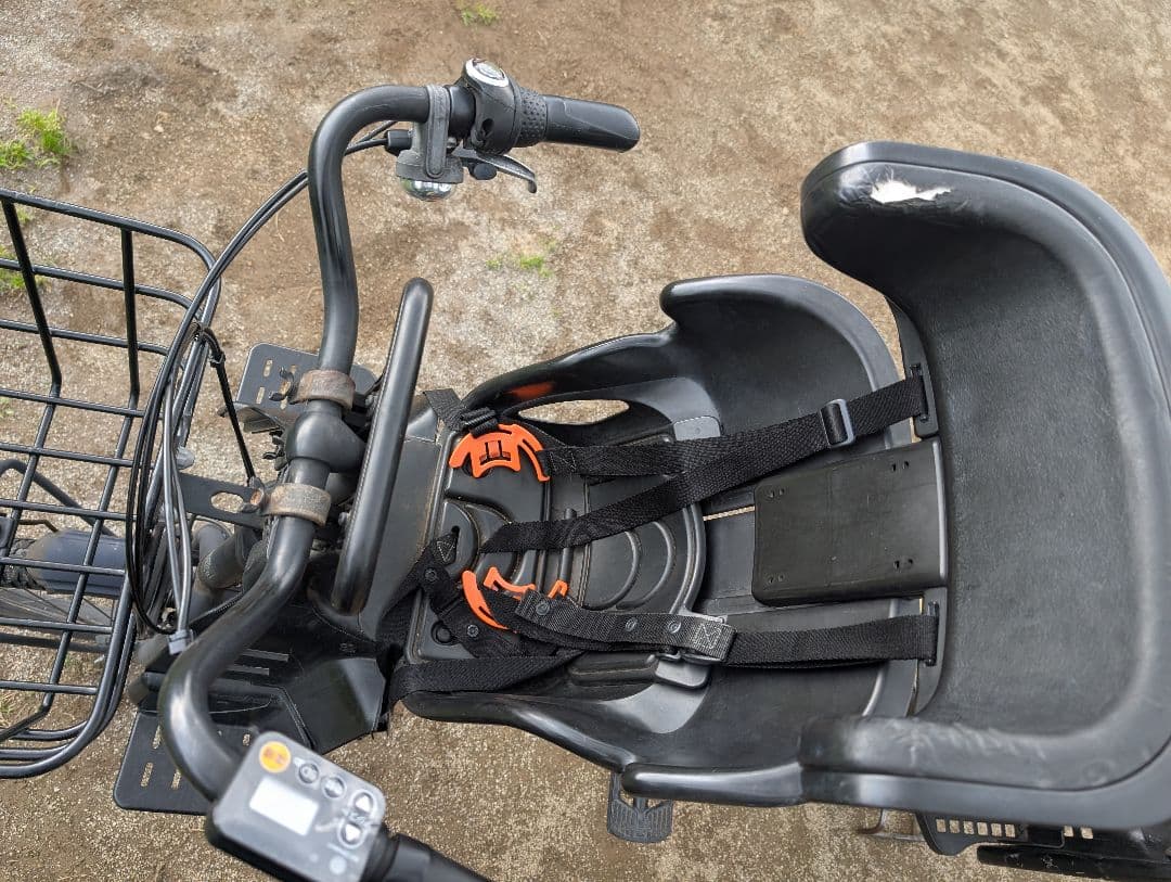 【東京都引き取りor着払い】電動アシスト自転車 チャイルドシート2台付き