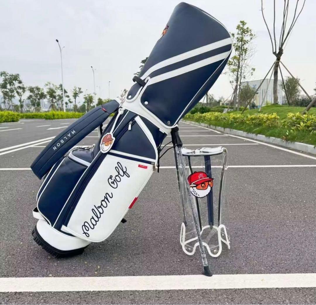 マルボンゴルフ malbon キャディバッグ  新作 ゴルフバッグ Golf
