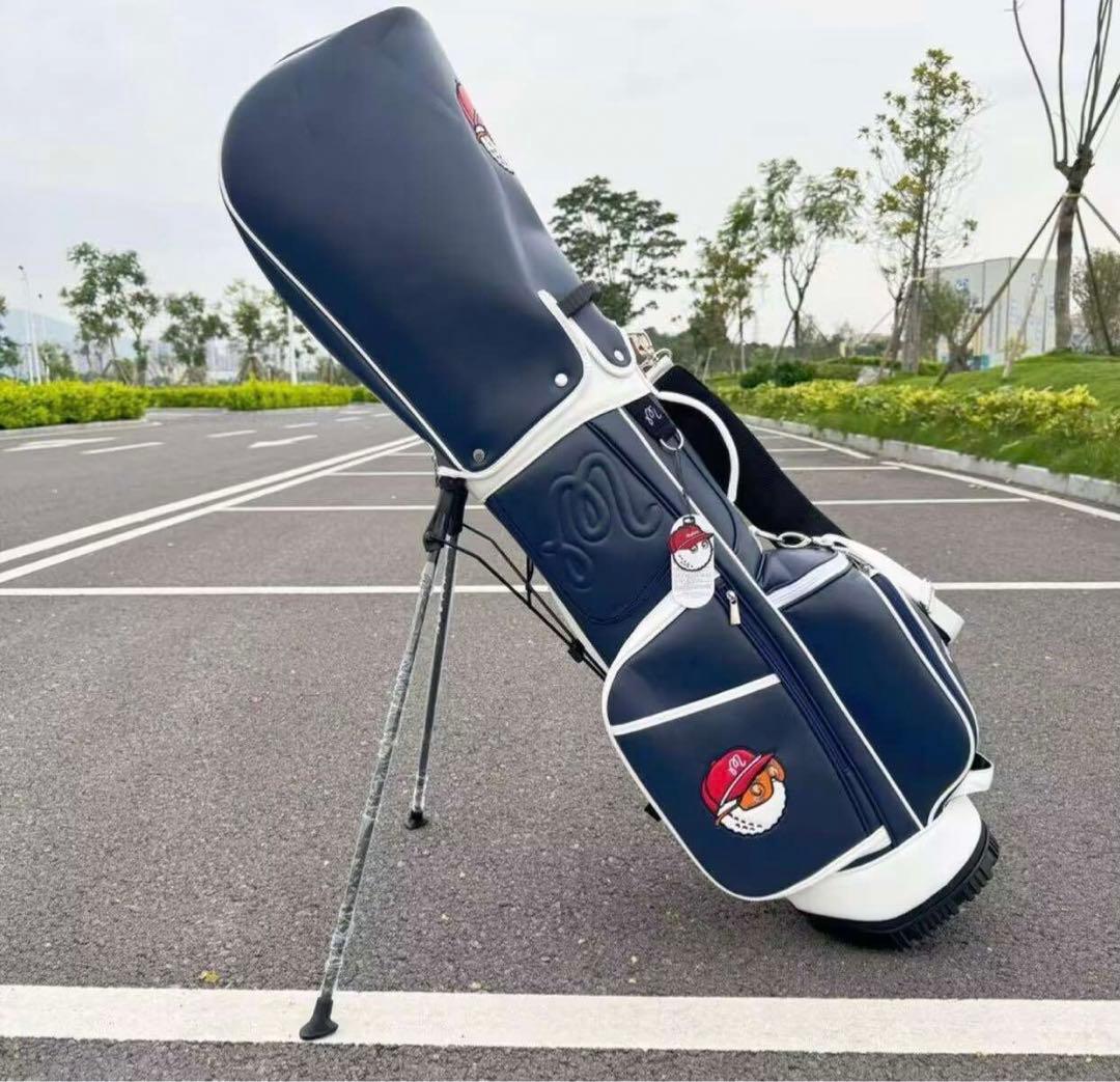 マルボンゴルフ malbon キャディバッグ  新作 ゴルフバッグ Golf