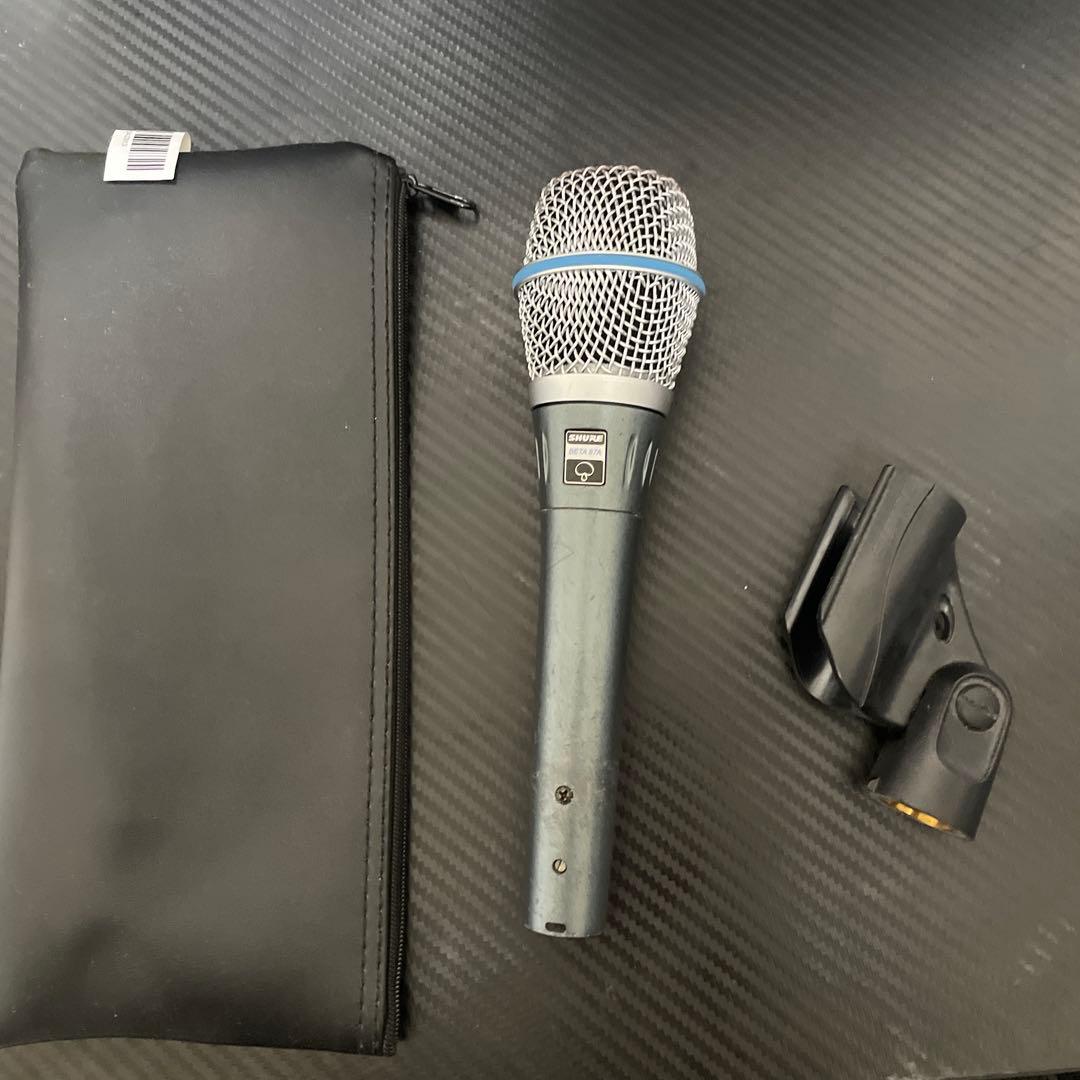 配信機器・PA機器・レコーディング機器 shure B87A