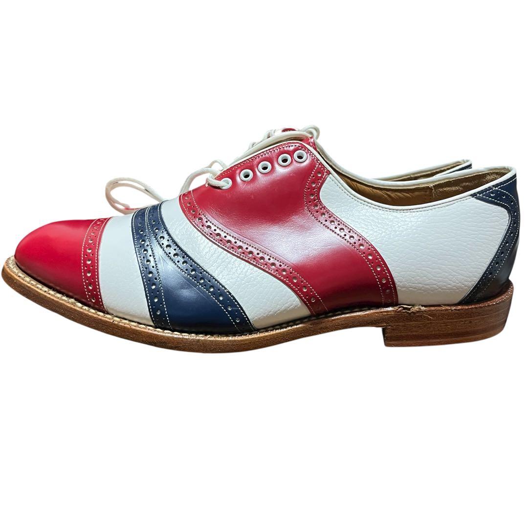 未使用Johnston&Murphy Seaview トリコロールゴルフシューズ