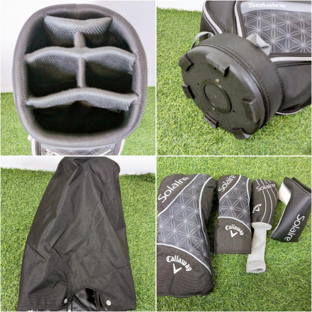 キャロウェイ ソレイル レディース L 女性用 ゴルフ8本セット ブラック 黒