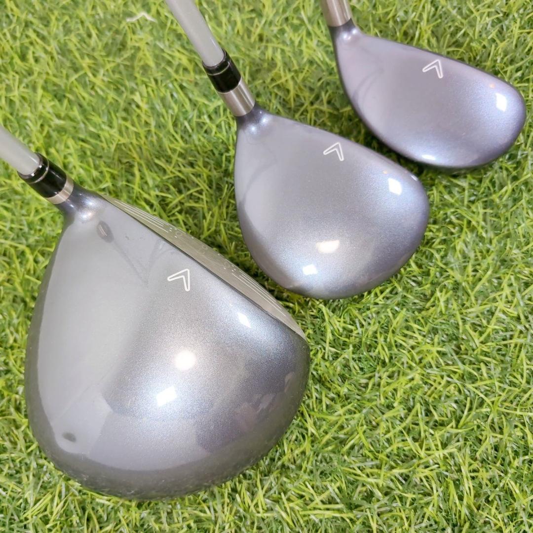 キャロウェイ ソレイル レディース L 女性用 ゴルフ8本セット ブラック 黒