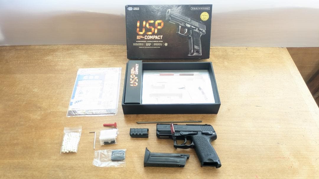 東京マルイ　USP コンパクト　ガスブローバック　完品　極美品
