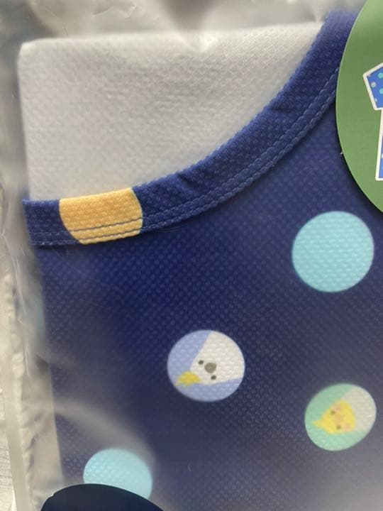 インコルームウエア上下☘️インコグッズ☘️ブルー・水玉インコ セットアップ✨