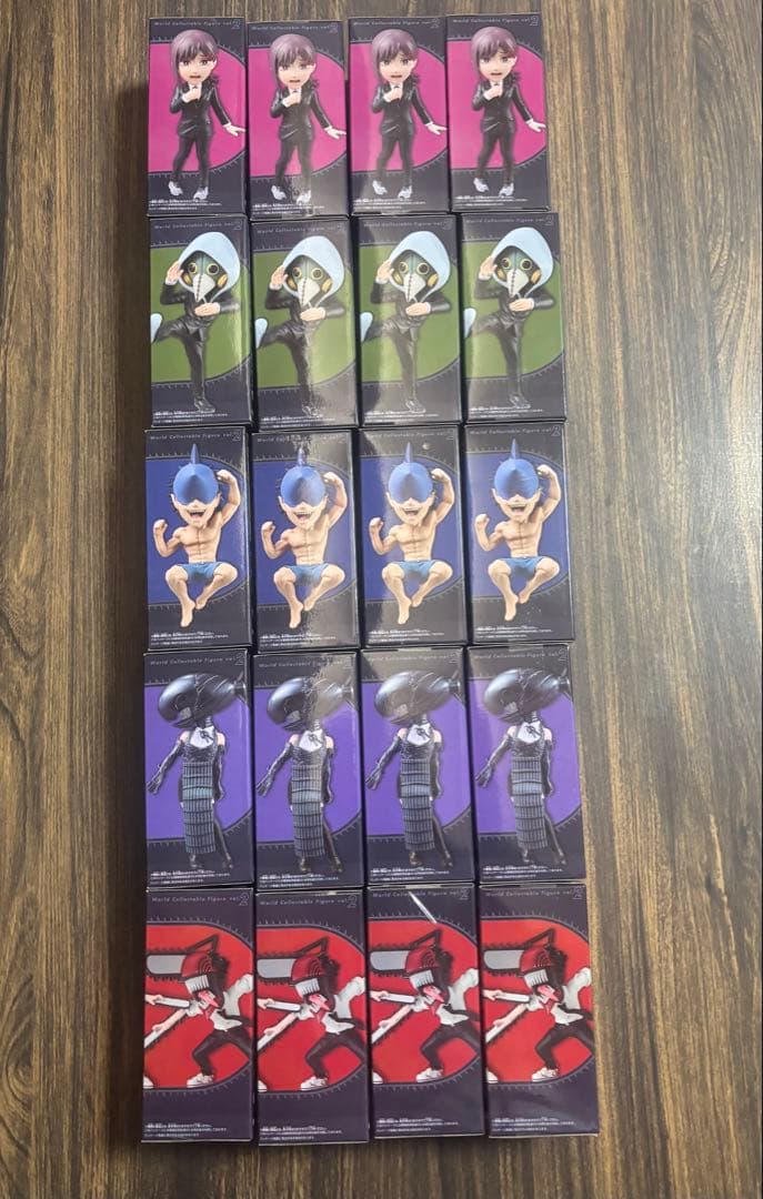 チェンソーマン レゼ編 ワールドコレクタブルフィギュア vol2 5種 4セット