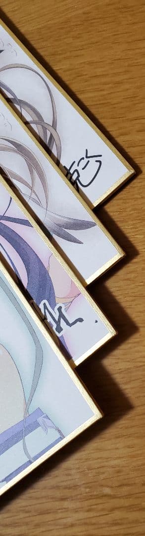 ハピメア 甘くて幸せな夢の特製サインイラスト色紙セット