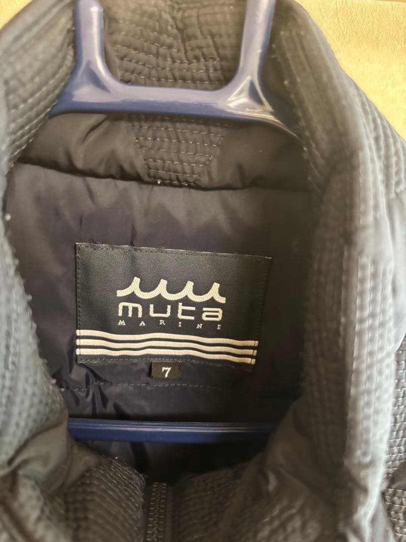muta MARINE ムータマリン ダウンベスト ゴルフ ネイビー サイズ7