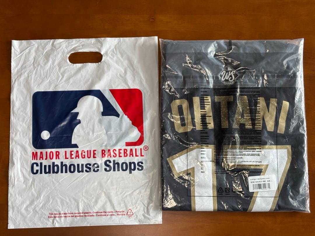 大谷翔平 ロサンゼルスドジャース 2025ワールドシリーズ優勝記念Tシャツ　L