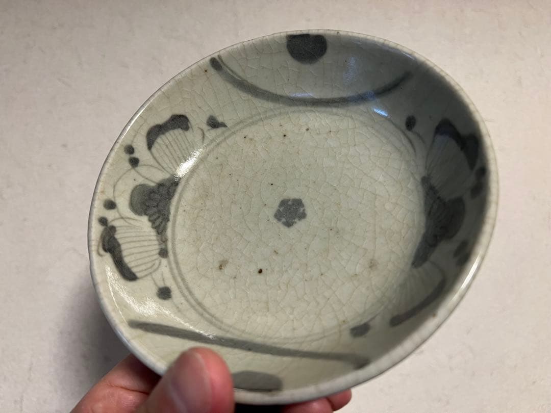 江戸時代 古伊万里 くらわんか 波佐見 染付小皿 酒器 酒盃 豆皿 骨董 古美術