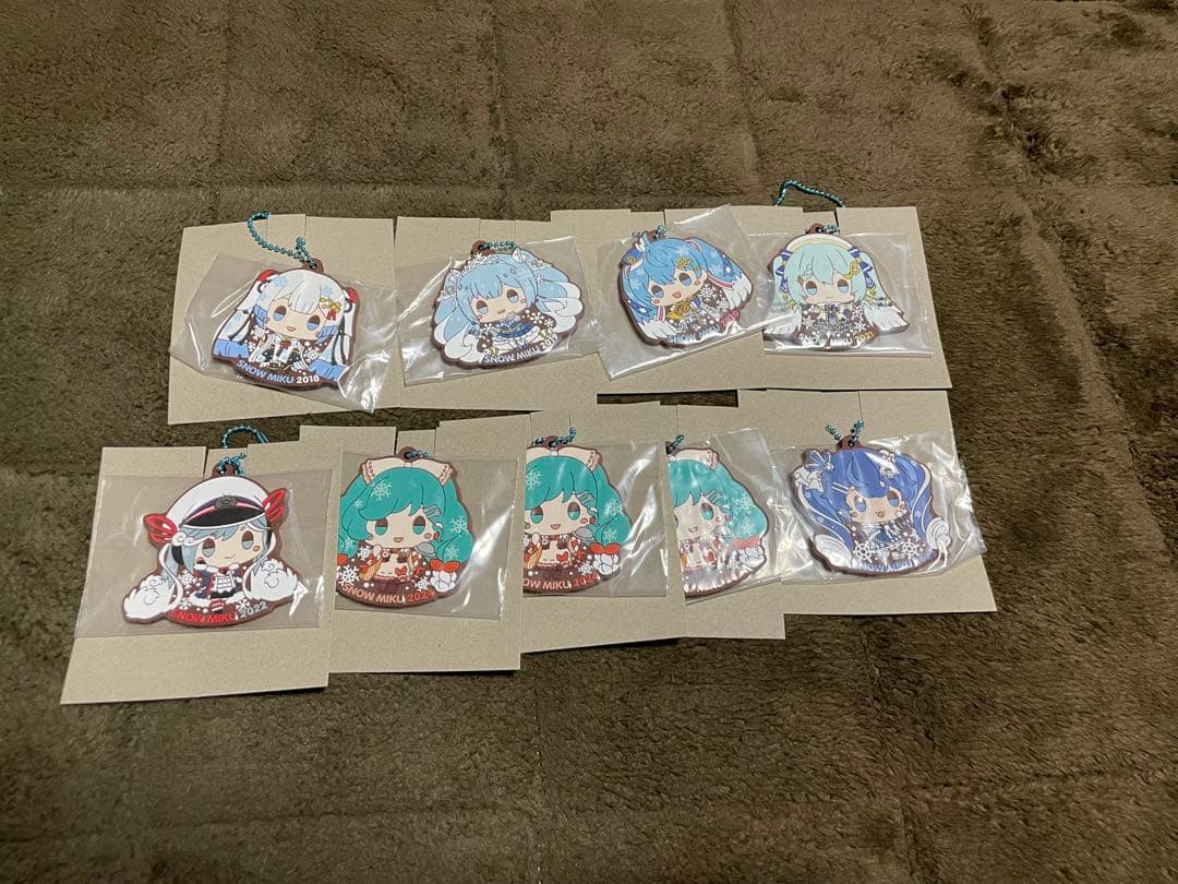 雪ミク 2026 一番くじ アクリルスタンド ラバーチャーム クリアポスター