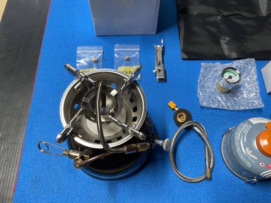 HEIYEマルチ燃料仕様タンク一体式ストーブと追加付属品新品未使用豪華セット