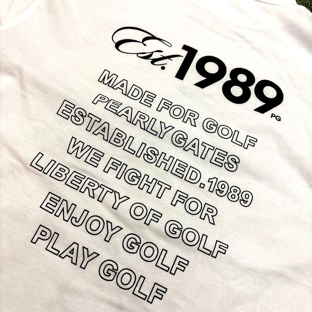 パーリーゲイツ☆新品 ベアジャガード カットソー 長袖 モックネック