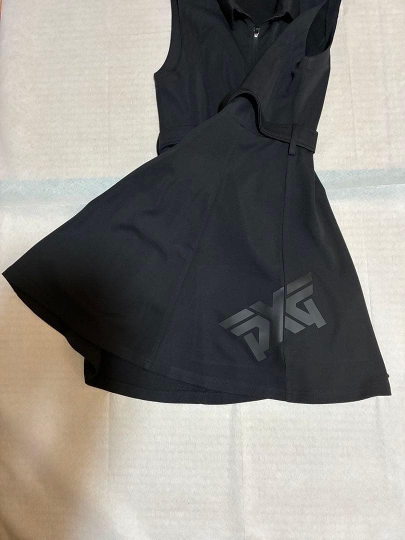 【新品】PXG レディースゴルフ　ノースリーブ・ワンピース　黒 L