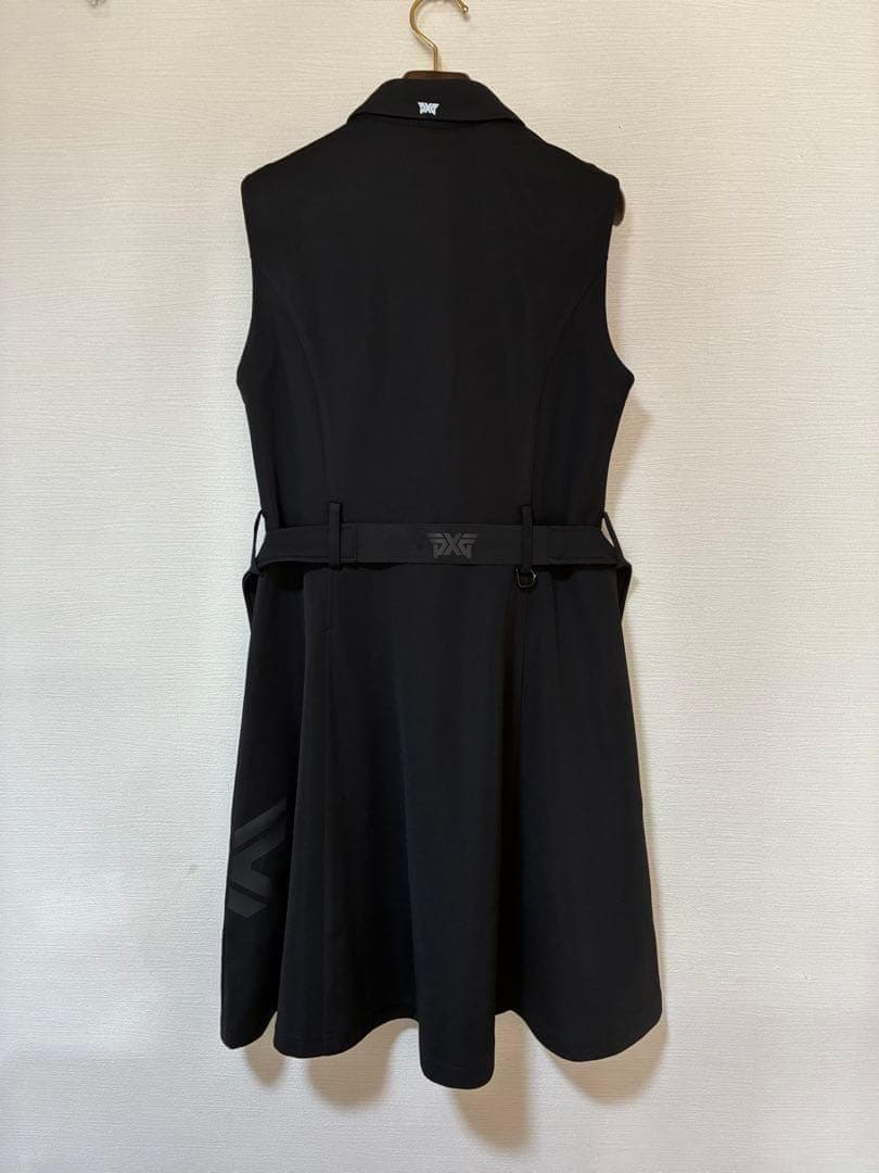 【新品】PXG レディースゴルフ　ノースリーブ・ワンピース　黒 L