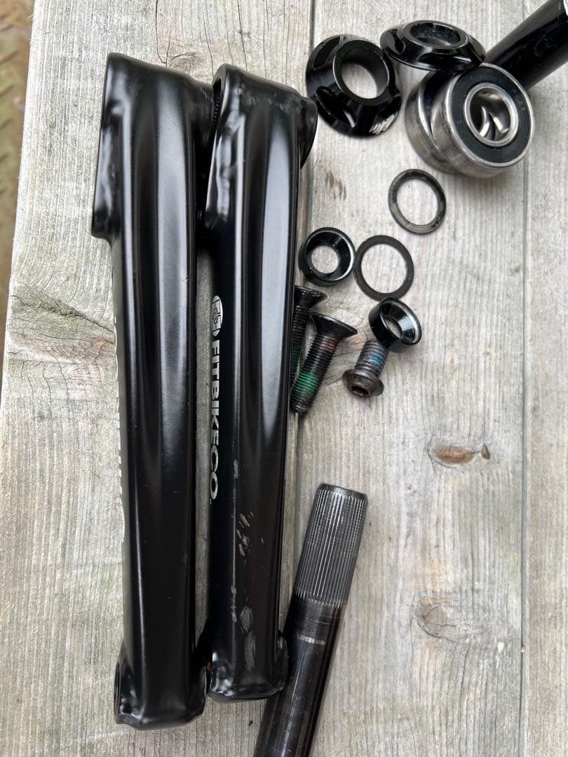 BMX クランクFIT 19MM CRANKS 175mm Set mid BB