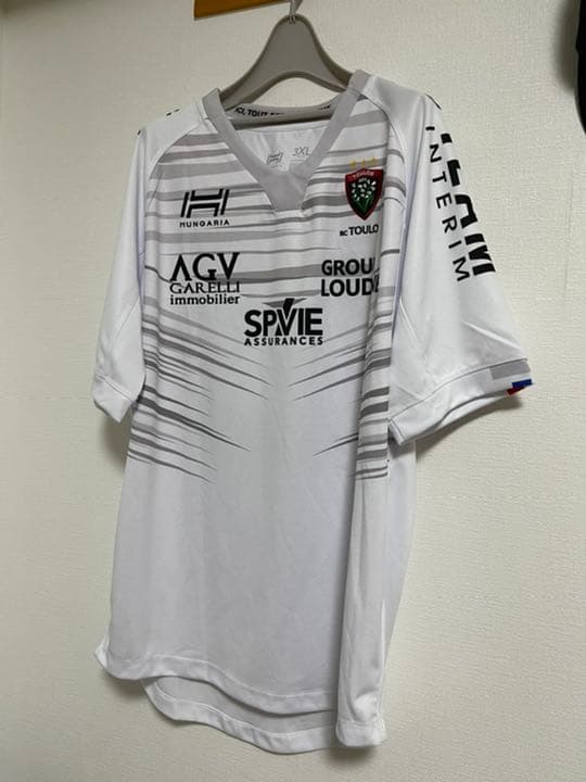 最終値下　ラグビーフランス代表主将オリヴォン直筆サイン入りトゥーロンユニフォーム