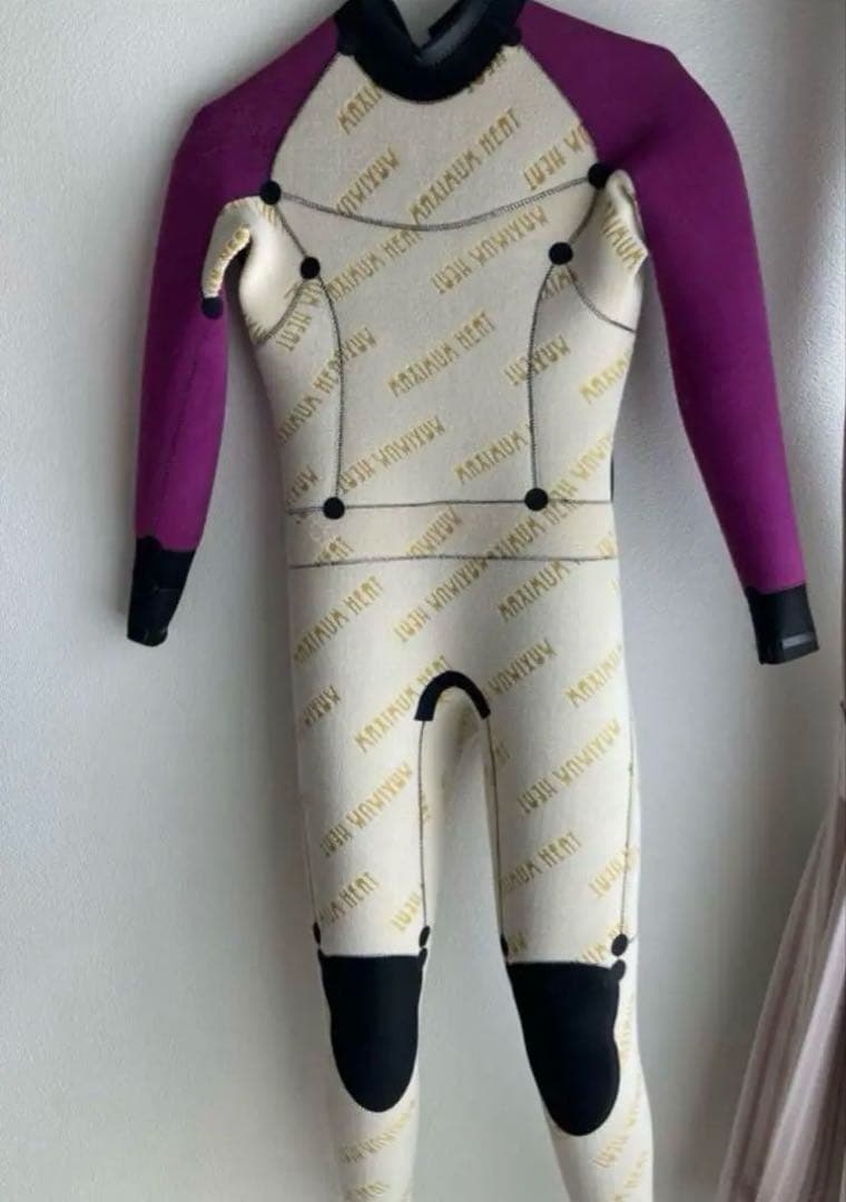 レディス　ウエットスーツ セミドライ フルスーツ 5×3mm サイズMB 美品
