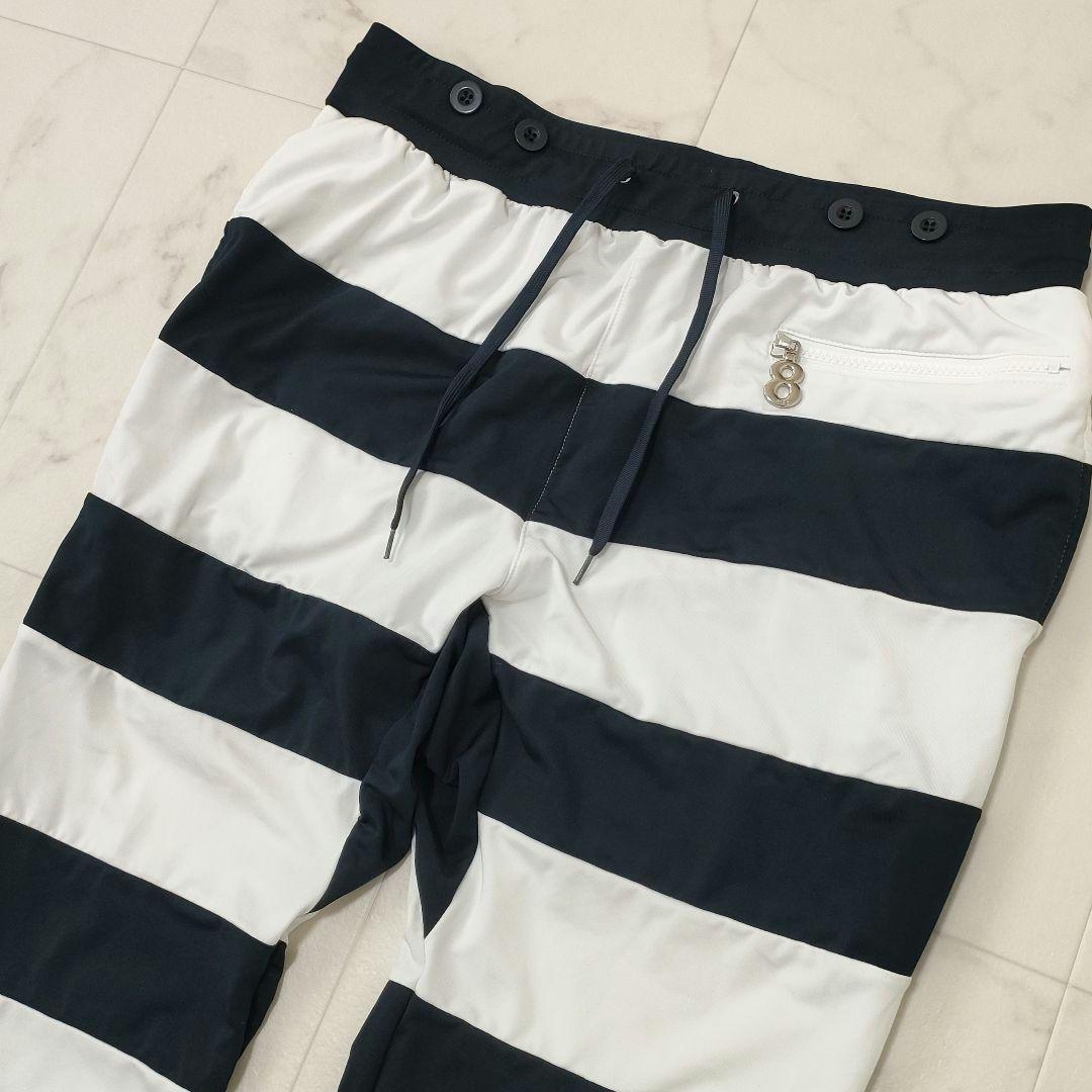 ムータマリン　ゴルフ　ラッシュガード　ロングパンツ　ボーダー　ストレッチ　L