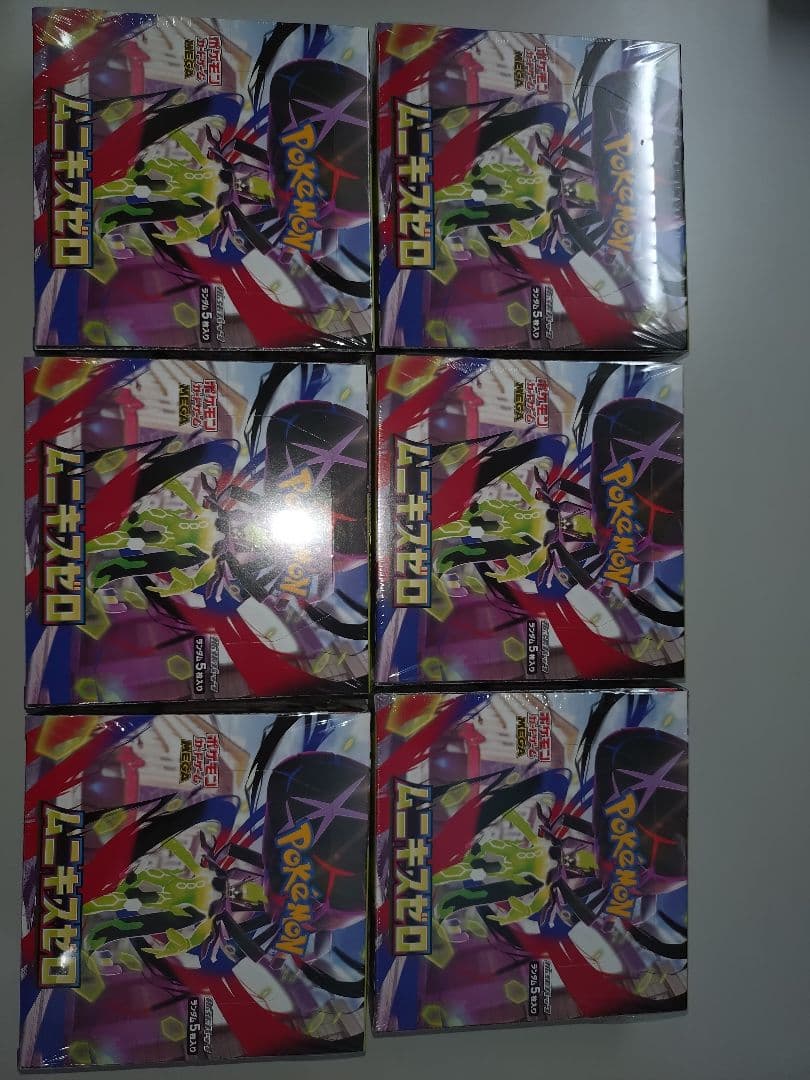 ポケモンカードゲーム ムニキスゼロ 6ボックス　シュリンク付き