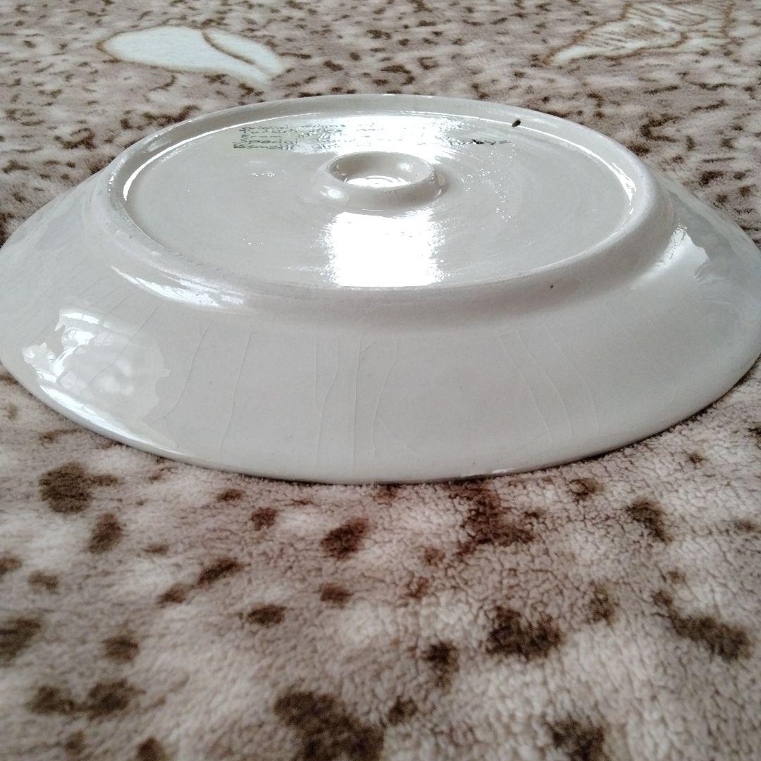 【旧蔵西洋骨董陶磁器名作·美しい飾り大皿】在銘あり貴重アンティーク、コレクション
