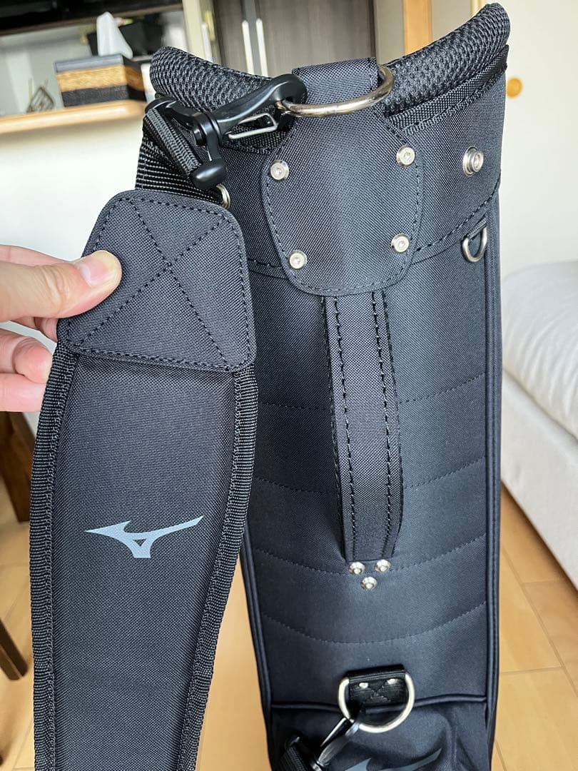 超美品人気ミズノ　MIZUNO カート式キャディバッグ　8.5型　軽量2.1kg