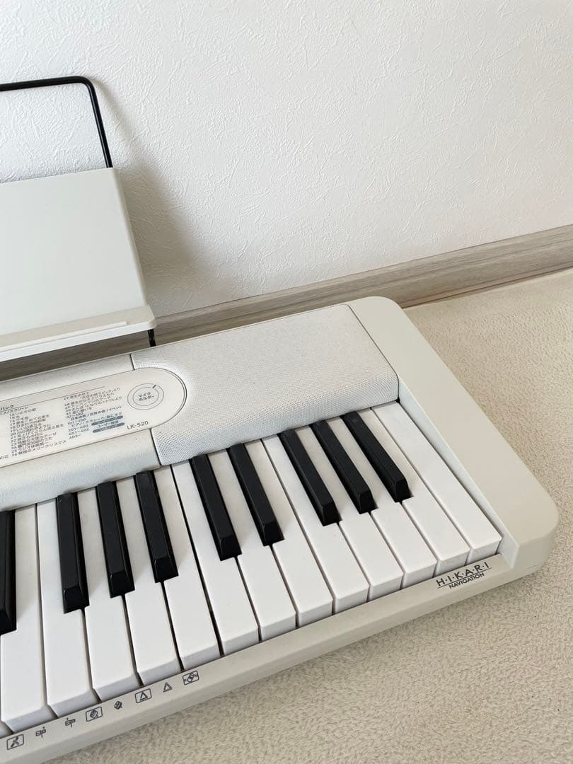 CASIO LK-520 キーボード Casiotone 光ナビゲーション