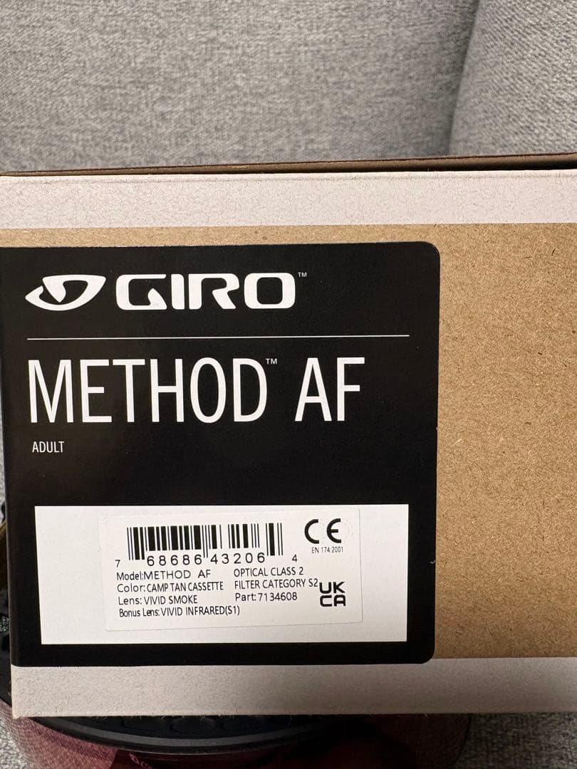 GIRO METHOD AF ゴーグル スペアレンズ付き